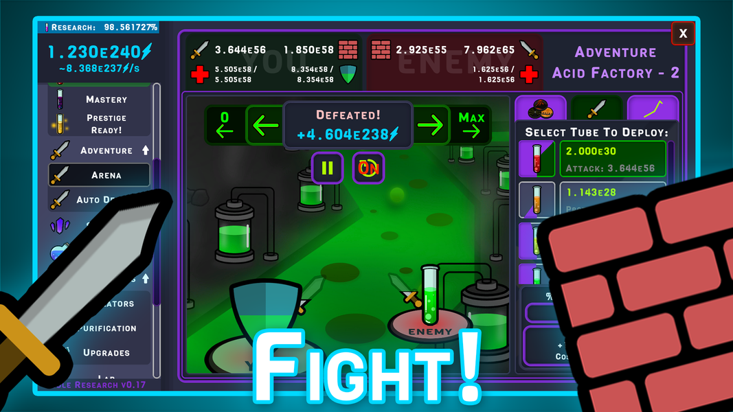 Idle Research: Endless Tycoon - عکس بازی موبایلی اندروید