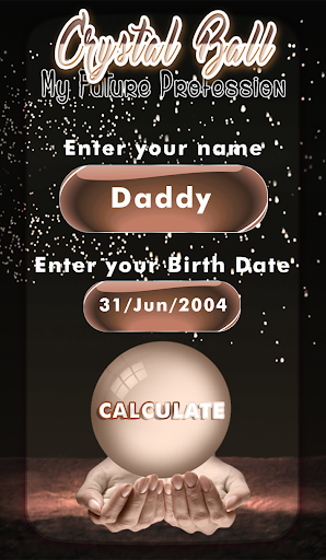 Crystal Ball – My Future Profession - Image screenshot of android app