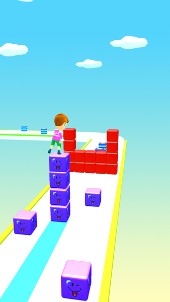 Cube Tower Stack ۳D - عکس بازی موبایلی اندروید