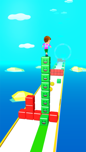 Cube Tower Stack ۳D - عکس بازی موبایلی اندروید