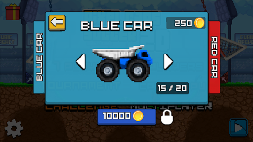 Pixel Cars. Soccer - Gameplay image of android game