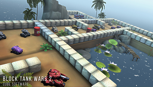 Block Tank Wars 2 - Gameplay image of android game