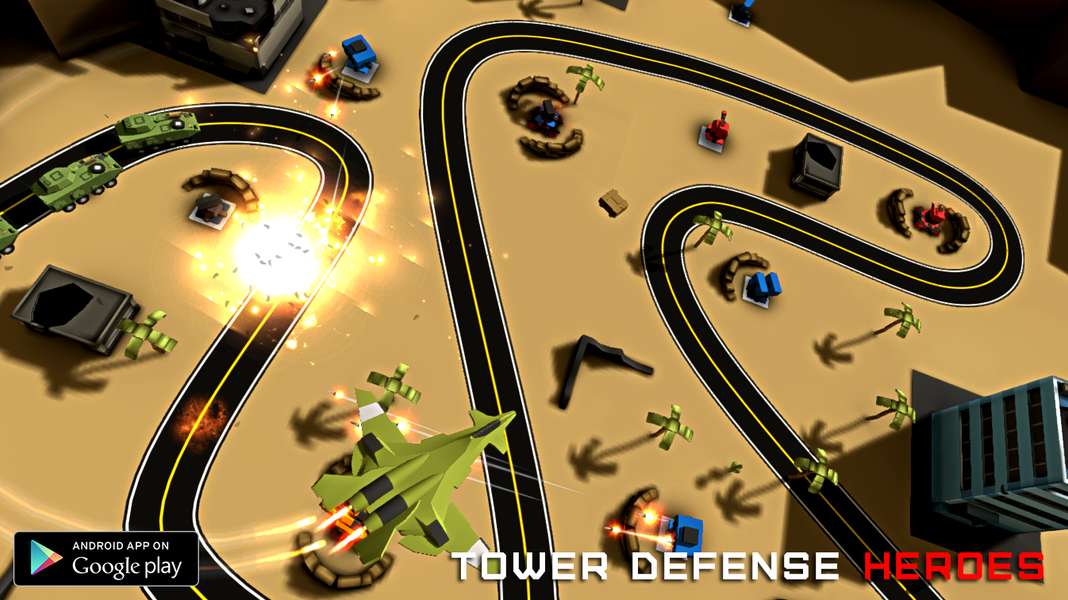 Tower Defense Heroes - Gameplay image of android game