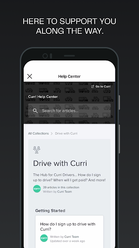 Curri Driver - عکس برنامه موبایلی اندروید