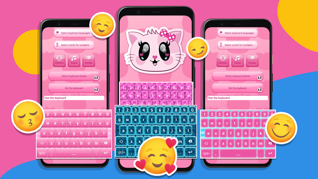 Custom Color Keyboard Themes - عکس برنامه موبایلی اندروید