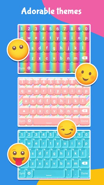Custom Color Keyboard Themes - عکس برنامه موبایلی اندروید