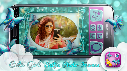 Cute Girl Selfie Photo Frames - عکس برنامه موبایلی اندروید