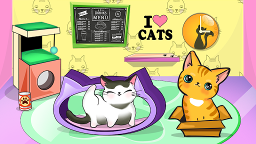 Cute Kitty Cat Cafe - عکس برنامه موبایلی اندروید