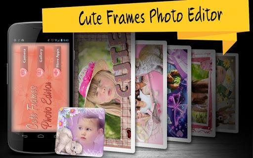 Cute Frames Photo Editor - عکس برنامه موبایلی اندروید