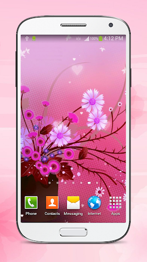 Cute Live Wallpapers for Girls - Image screenshot of android app