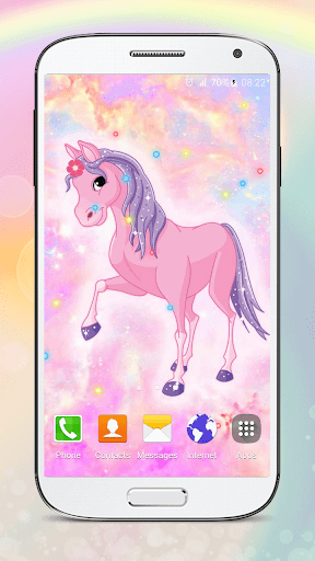 Cute Pony Live Wallpapers - Image screenshot of android app