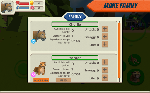 Cougar Simulator: Big Cats - Gameplay image of android game