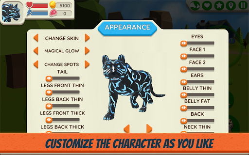 Cougar Simulator: Big Cats - Gameplay image of android game