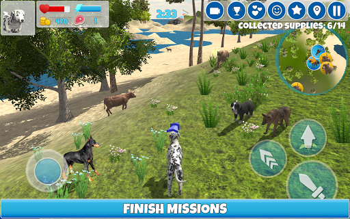 Dog Simulator 3D - Gameplay image of android game