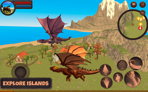 Dragon Simulator 3D - عکس بازی موبایلی اندروید