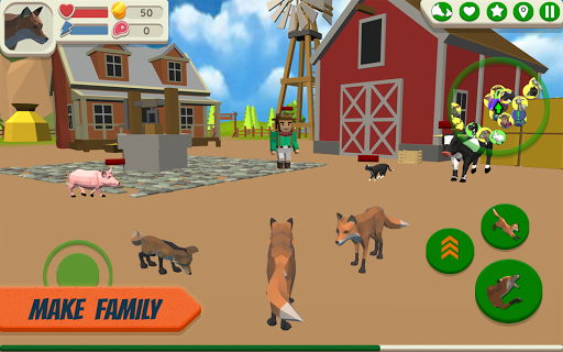 Fox Family - Animal Simulator - عکس بازی موبایلی اندروید