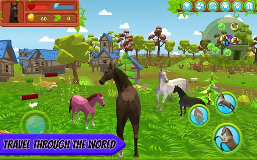 Horse Family: Animal Simulator - Gameplay image of android game