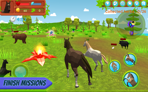 Horse Family: Animal Simulator - Gameplay image of android game