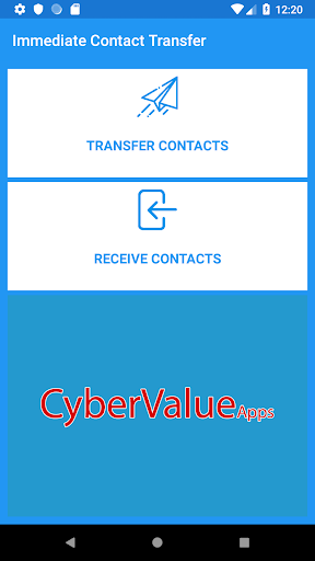 Immediate Contact Transfer - Image screenshot of android app