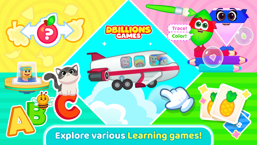 D Billions Games For Kids - Gameplay image of android game