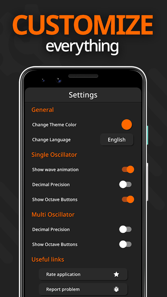 Frequency Sound Generator - عکس برنامه موبایلی اندروید
