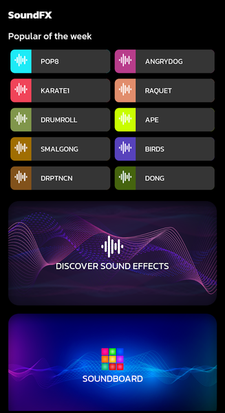 Sound FX - عکس برنامه موبایلی اندروید