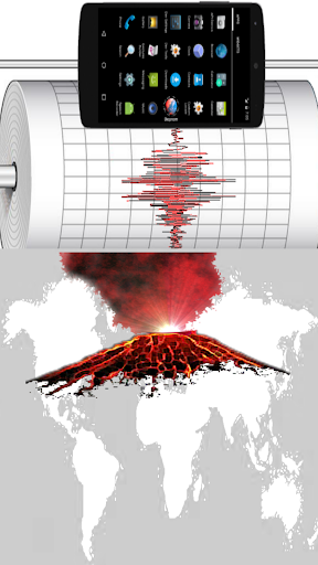 Earthquake news alert alarm - Image screenshot of android app