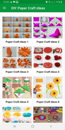DIY Paper Craft Ideas - Image screenshot of android app