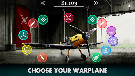 Warplanes Inc WW2 Plane & War - Gameplay image of android game
