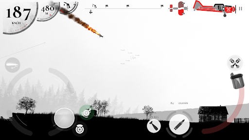 Warplanes Inc WW2 Plane & War - Gameplay image of android game