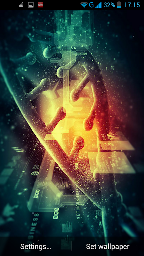 DNA Live Wallpaper - عکس برنامه موبایلی اندروید