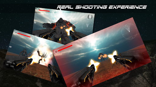 Alien Monsters: VR Shooting - Gameplay image of android game