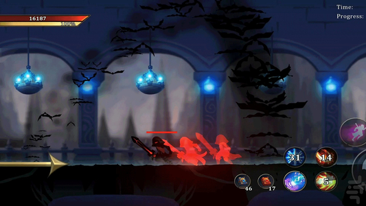 Legendary Warriors: Dark War - Gameplay image of android game