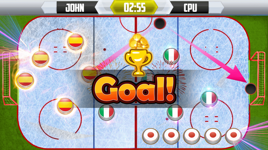 Ice Hockey Stars - Gameplay image of android game
