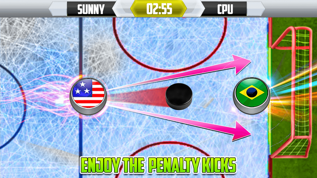 Ice Hockey Stars - Gameplay image of android game