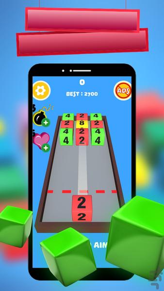 Cube Merge - Gameplay image of android game