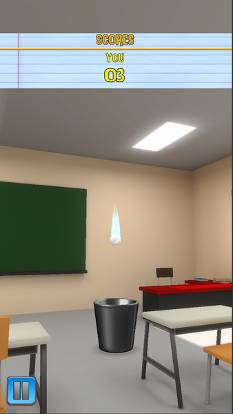 School Paper Throw - عکس بازی موبایلی اندروید