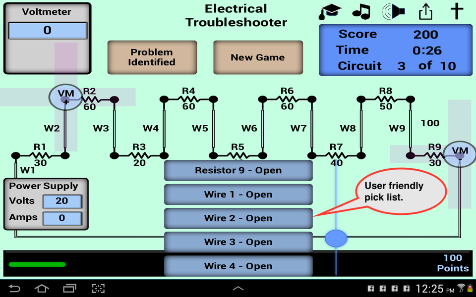 Electrical Troubleshooting - Image screenshot of android app