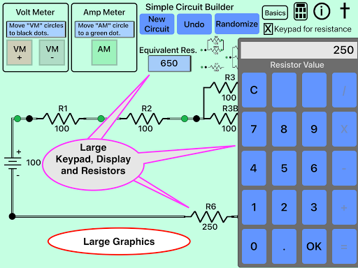 Series Parallel Resistors - Image screenshot of android app