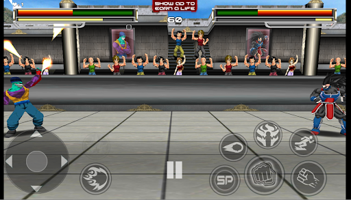 The Clash of Fighters - Gameplay image of android game
