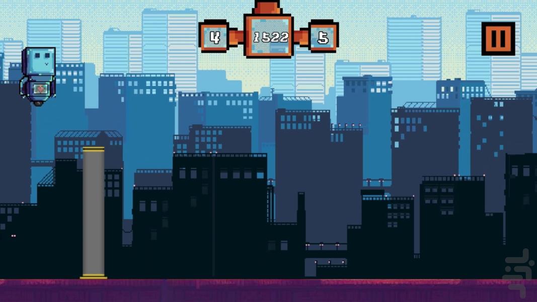 Dorobot : Running in Two Worlds - Gameplay image of android game