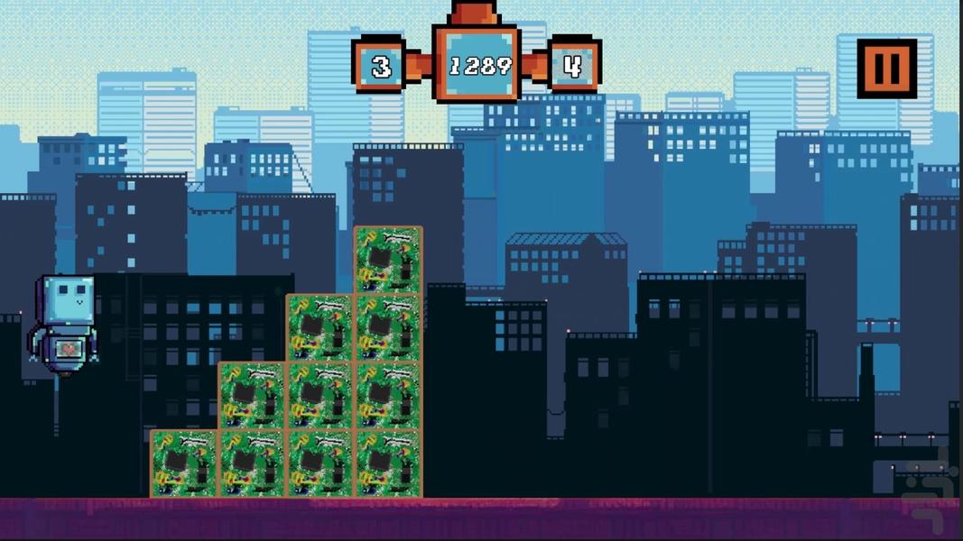 Dorobot : Running in Two Worlds - Gameplay image of android game