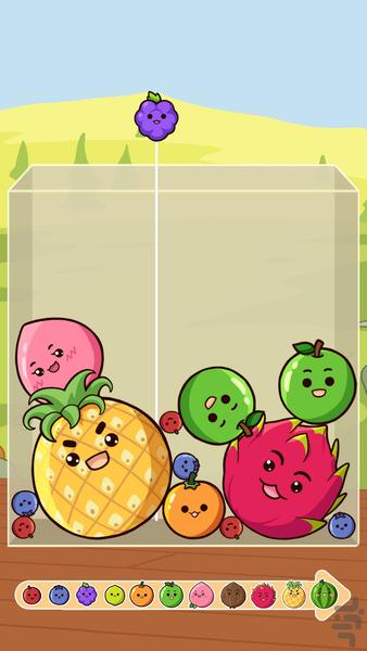 Melon - Fruit Merge Puzzle - Gameplay image of android game