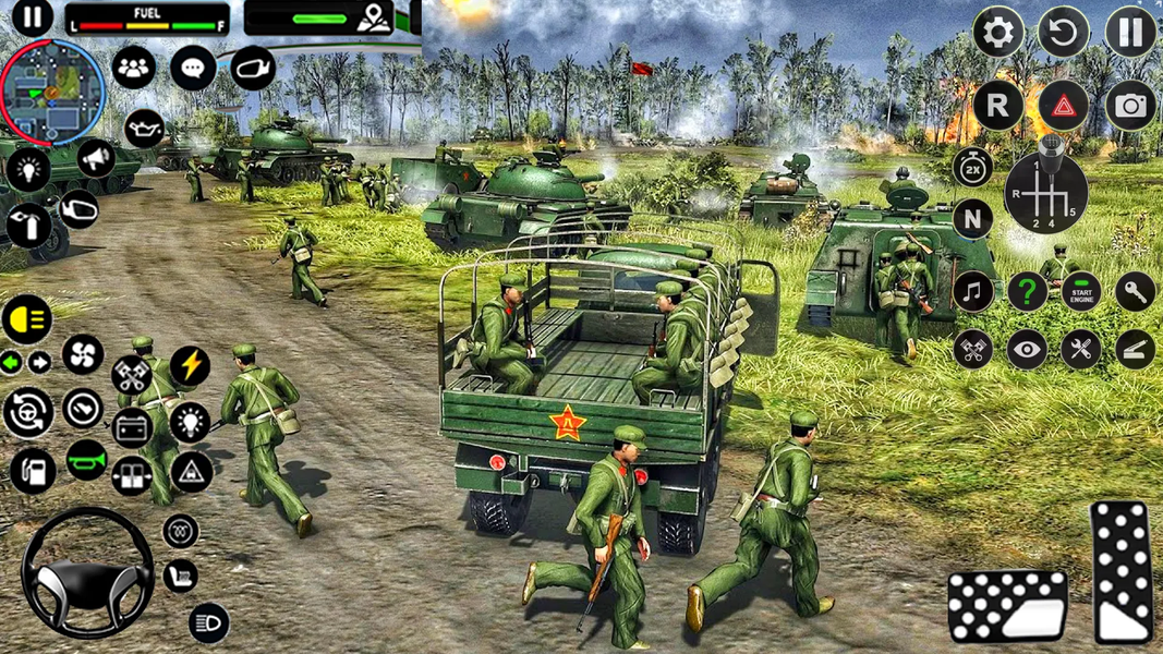 US Army Truck Games 2023 - Gameplay image of android game