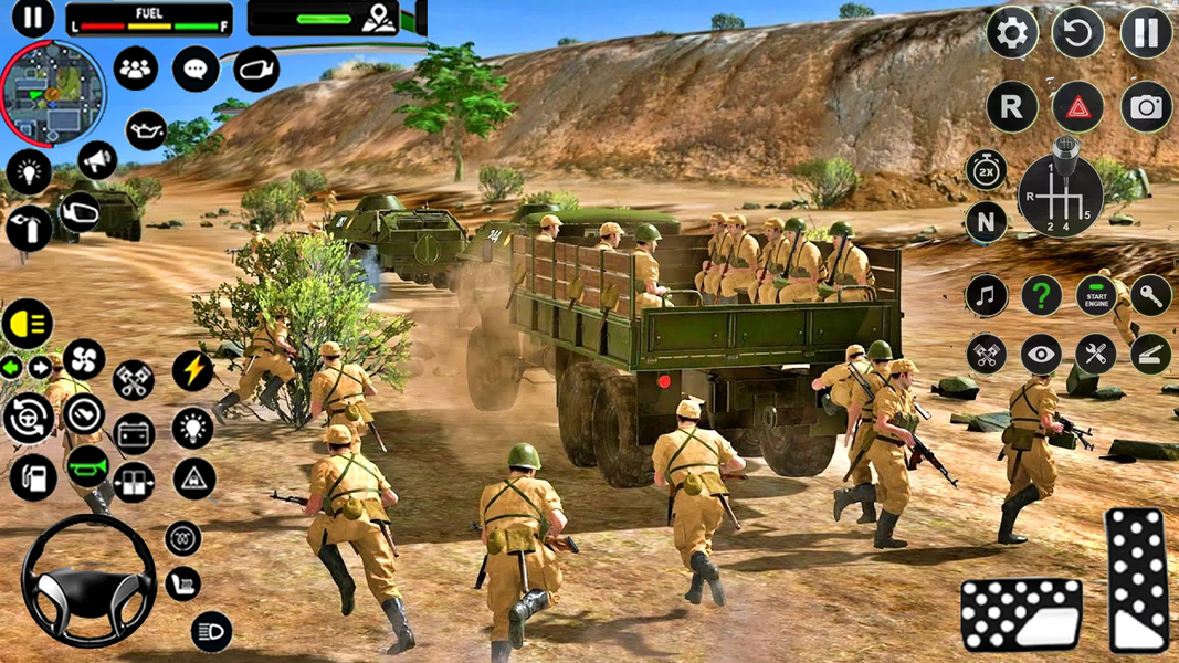 US Army Truck Games ۲۰۲۳ - عکس بازی موبایلی اندروید
