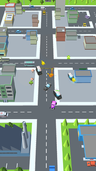 Car Crash: Cop Chase Simulator - Gameplay image of android game