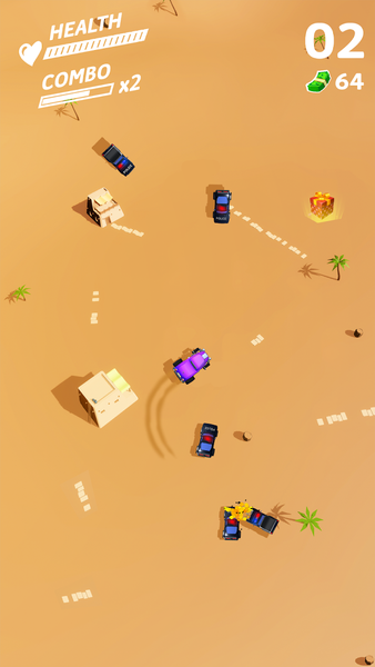 Car Crash: Cop Chase Simulator - Gameplay image of android game