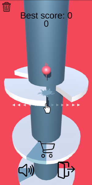 Helix Jump - عکس بازی موبایلی اندروید