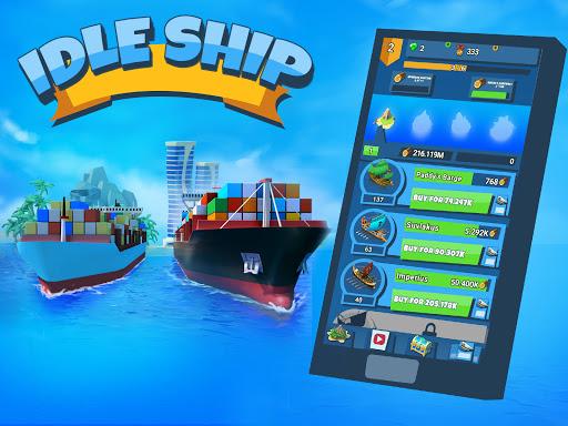 Idle Ship: Port Manager Simulator - عکس بازی موبایلی اندروید