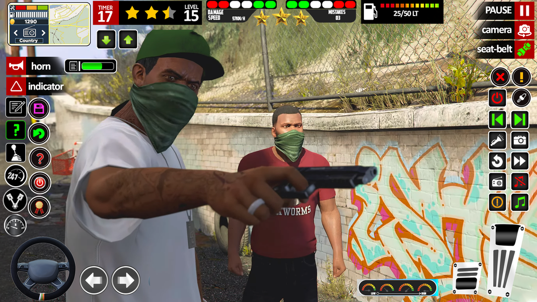 Open World Gangster Crime Game - عکس بازی موبایلی اندروید